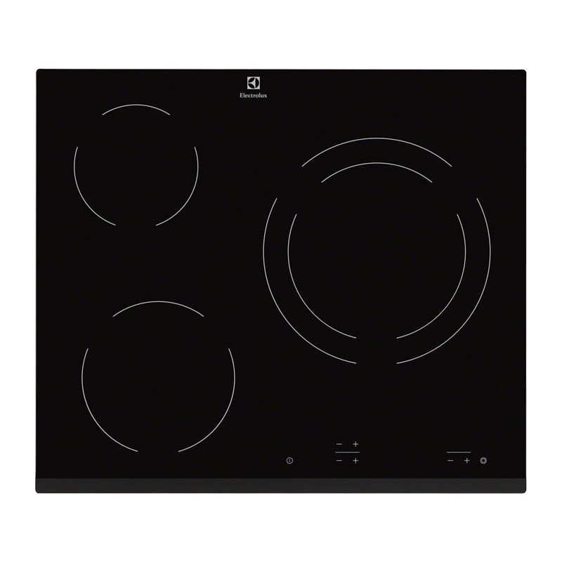 Placa Vitrocerámica Electrolux EHF6231FOK de 60cm biselada