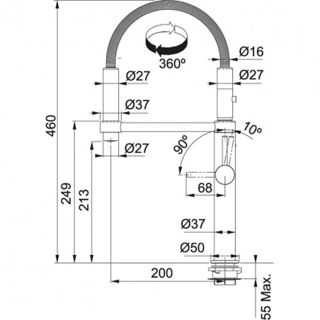 FRANKE PESCARA 360 SemiPro Cro