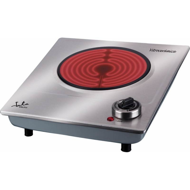 Hornillo Cocina Jata V531 de 1 Zona Vitroceramica 1200w 18cm