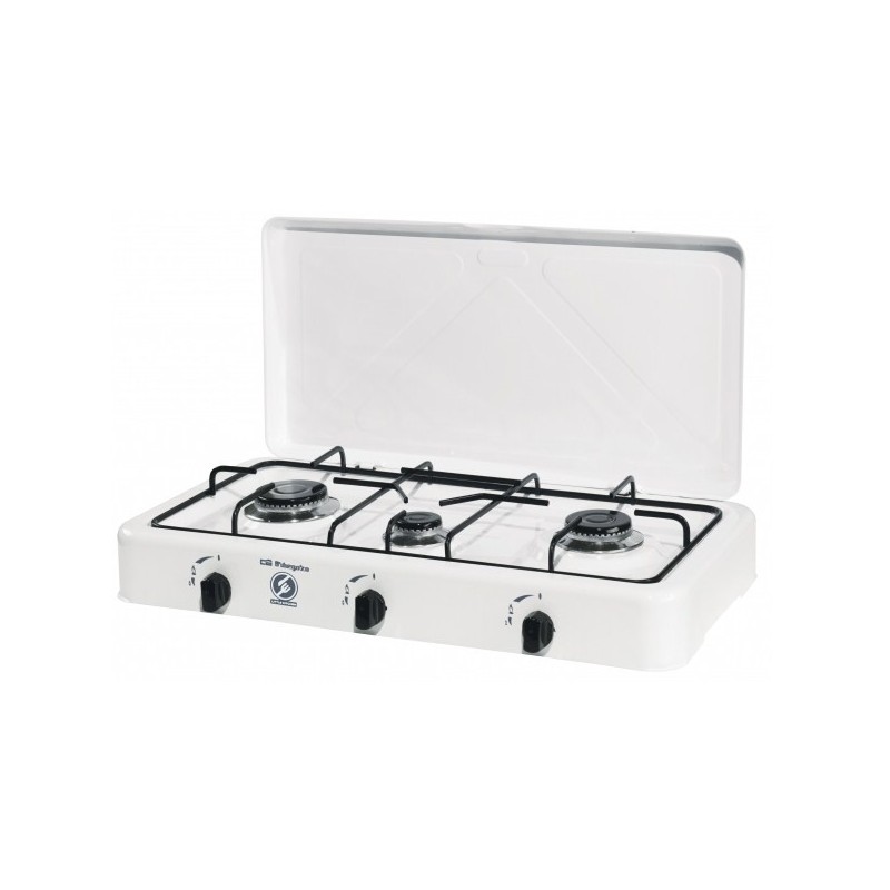 Hornillo Cocina Orbegozo FO3450 de 3 Fuegos Gas Butano