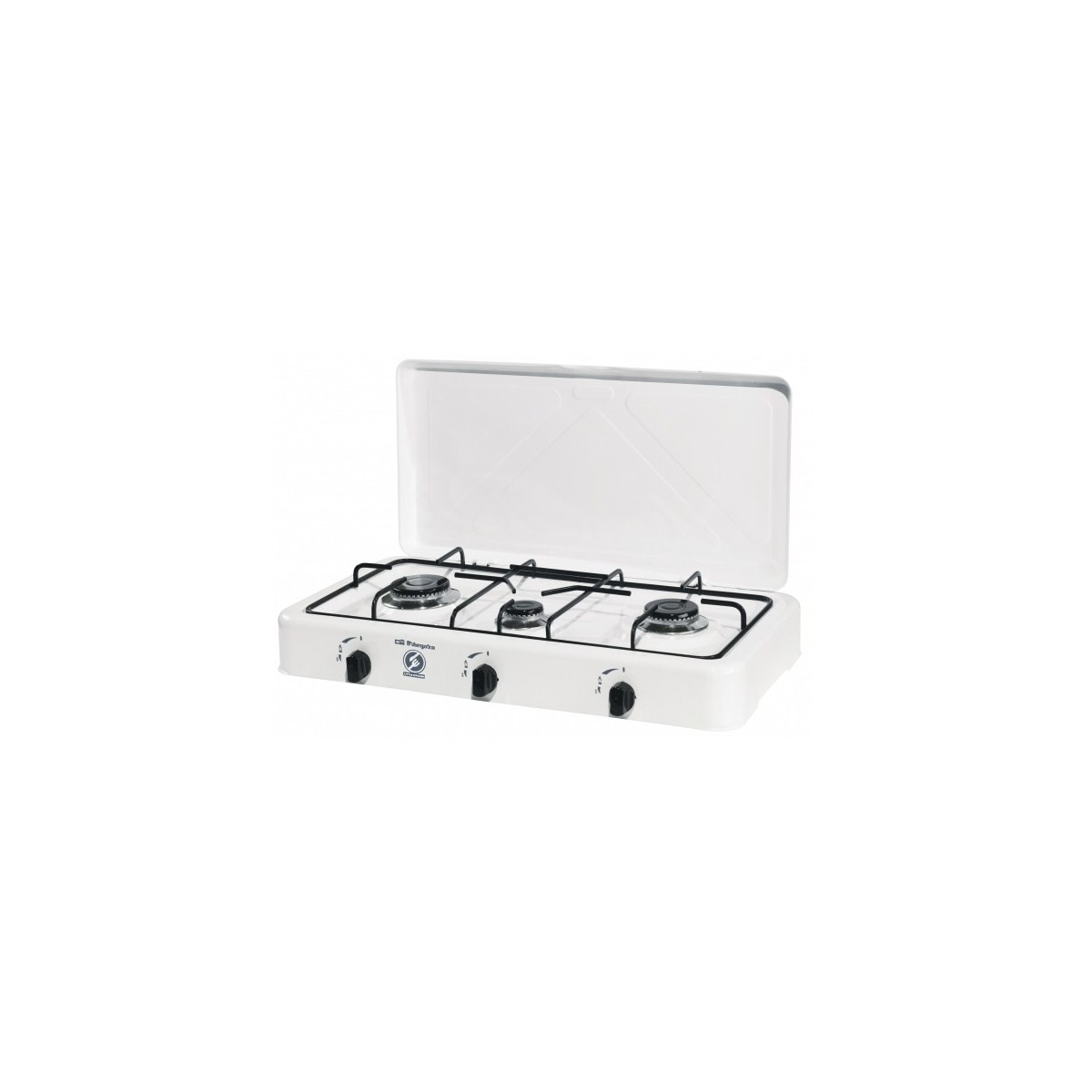 Hornillo Cocina Orbegozo FO3450 de 3 Fuegos Gas Butano