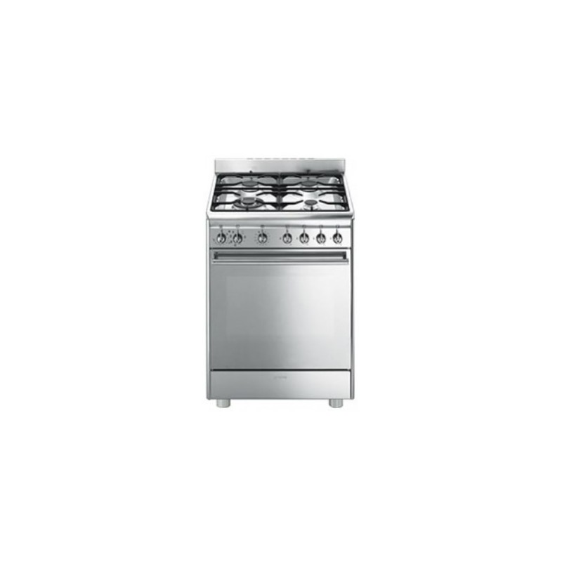 Cocina Smeg CX68MF8-2 inox 60cm clase A