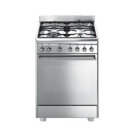 Cocina Smeg CX68MF8-2 inox 60cm clase A