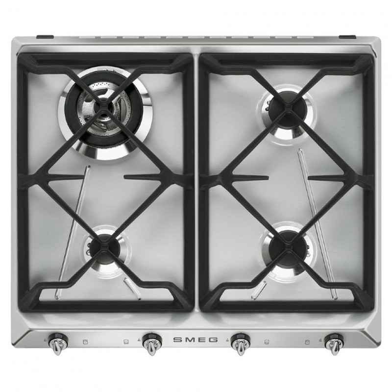 Placa Smeg SR964XGH 60cm Inox nat / but