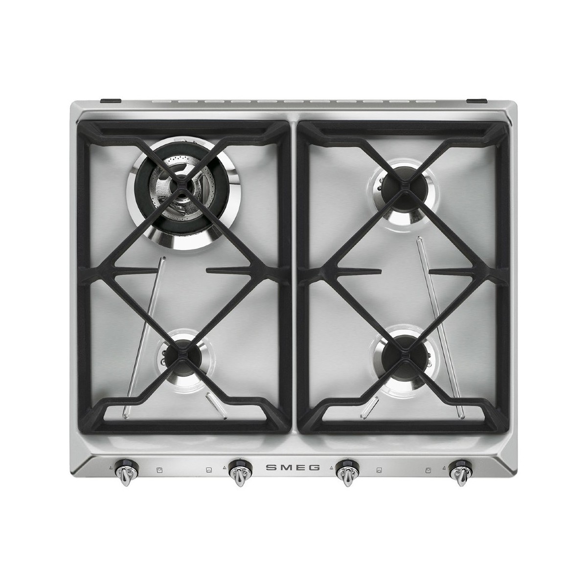 Placa Smeg SR964XGH 60cm Inox nat / but