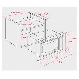 Microondas Teka MS 620 BIS inox 20L