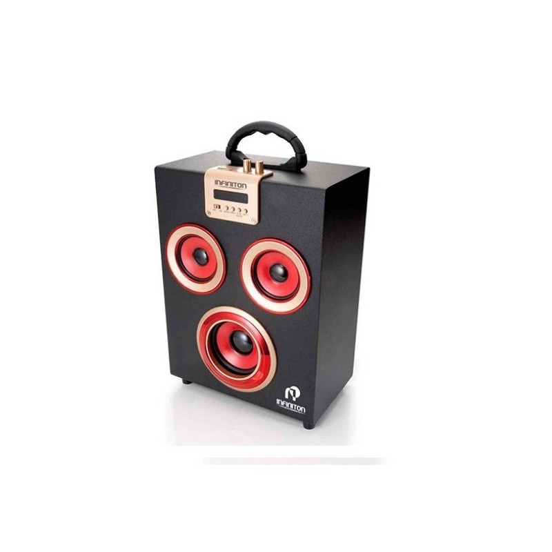 Altavoz Infiniton W07 de Bluetooth 2.1 Rojo