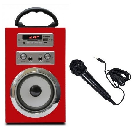 Altavoz Portatil Infiniton K8 Rojo de 5W Bluetooth