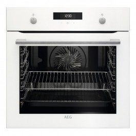 Horno Aeg BEK435120W aqua clean 60cm blanco