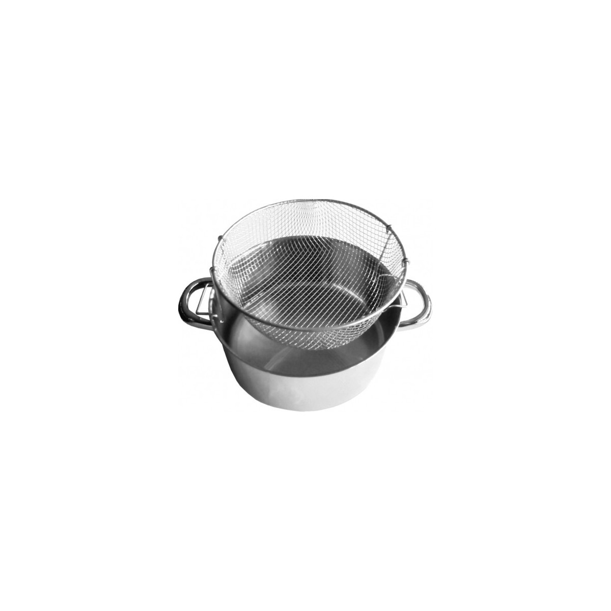 Olla Freidora Artame de 24cm Inox