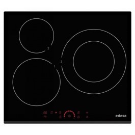 Comprar Placa de Inducción Edesa EIHR6330B de 60cm 3 Fuegos Oferta Outlet