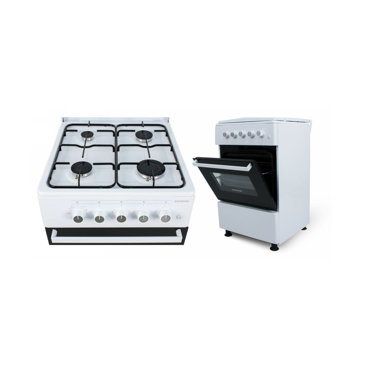 Cocina de gas con horno Infiniton CC5051HEB clase A