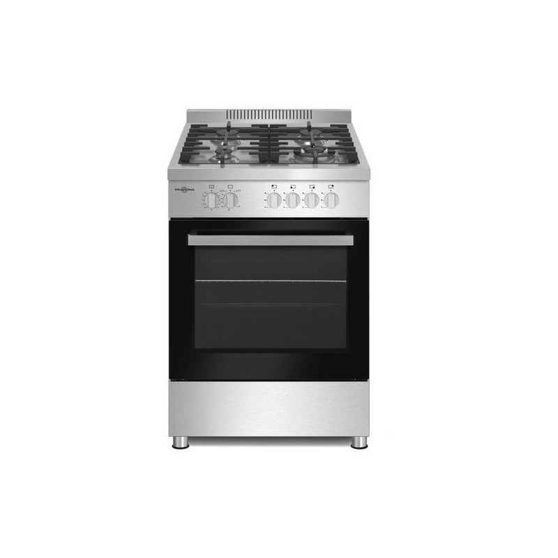 Cocina Vitrokitchen Pf6060ib 4fuegos Gas butano 60x60 inox