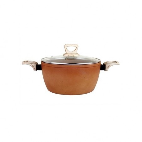 Cazuela Alta Amercook Terracotta 28cm tapa