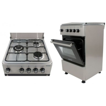 COCINA CON HORNO Infiniton CC54IXG 50cm Gas Inox