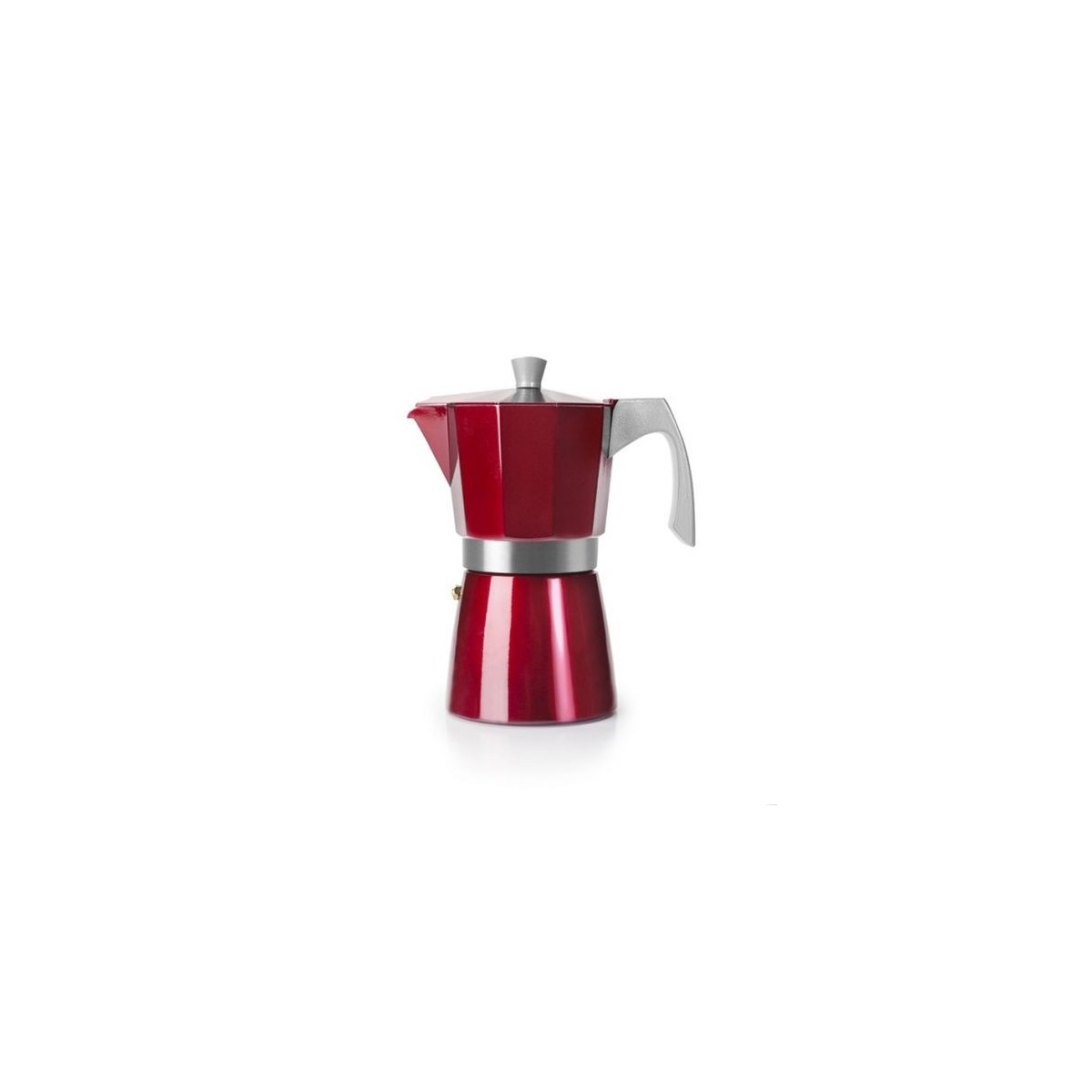 Cafetera Italiana Ibili 623209 Evva roja 9tz