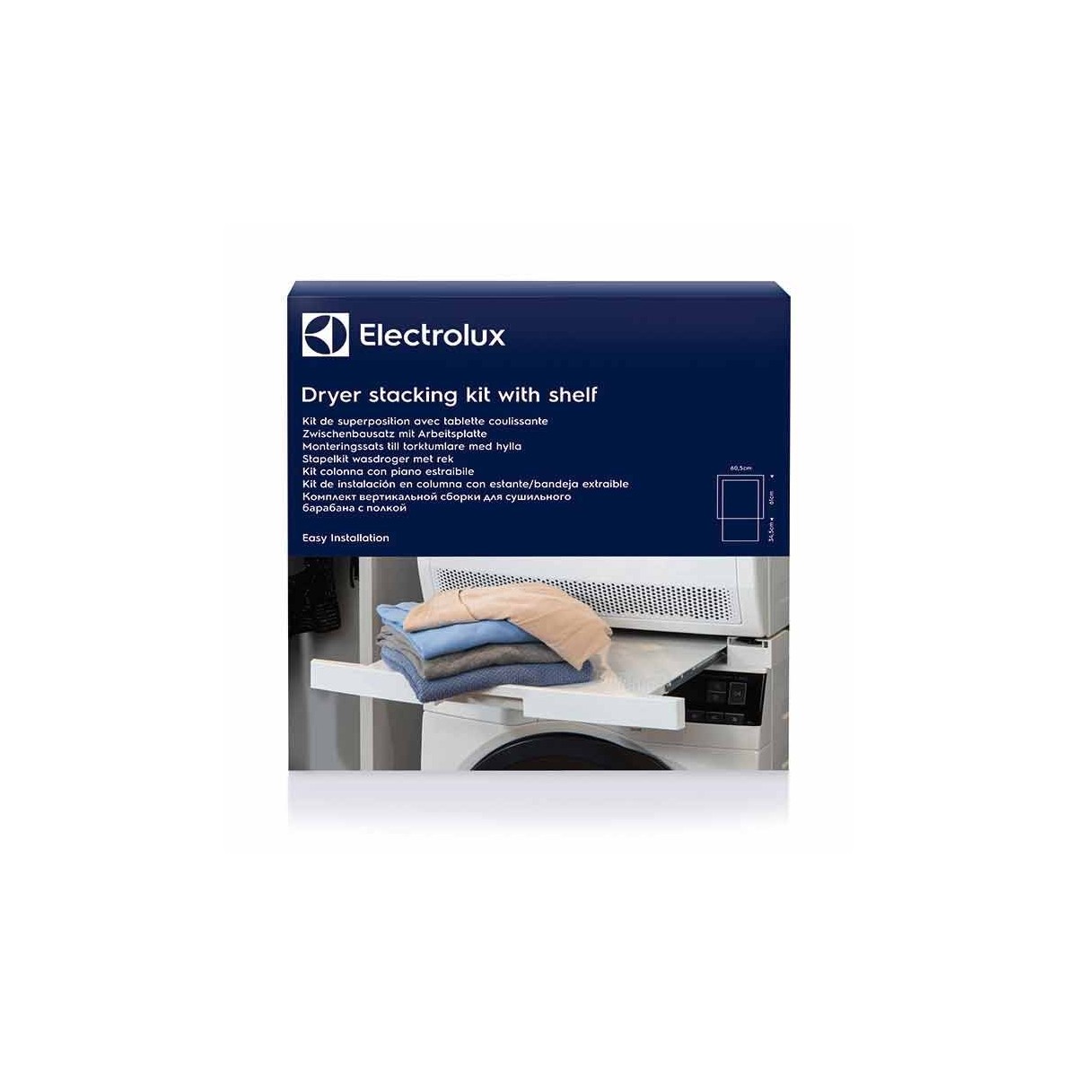 Kit de Superposición Electrolux E4YHMKP2 con Estante Deslizante