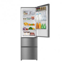 Frigorífico combi Haier AFE735CHJ Total No Frost titanio 190cm