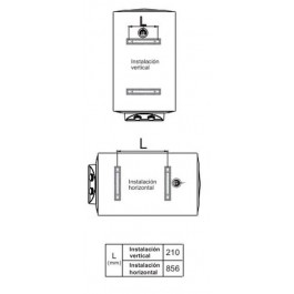 Termo eléctrico Infiniton CAS3HV150L doble posición