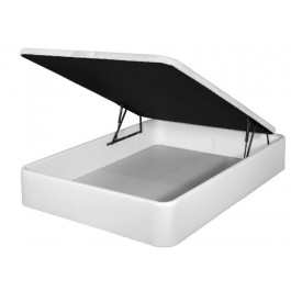 Comprar Canapé abatible de polipiel Blanco 90x200 cm Oferta Outlet