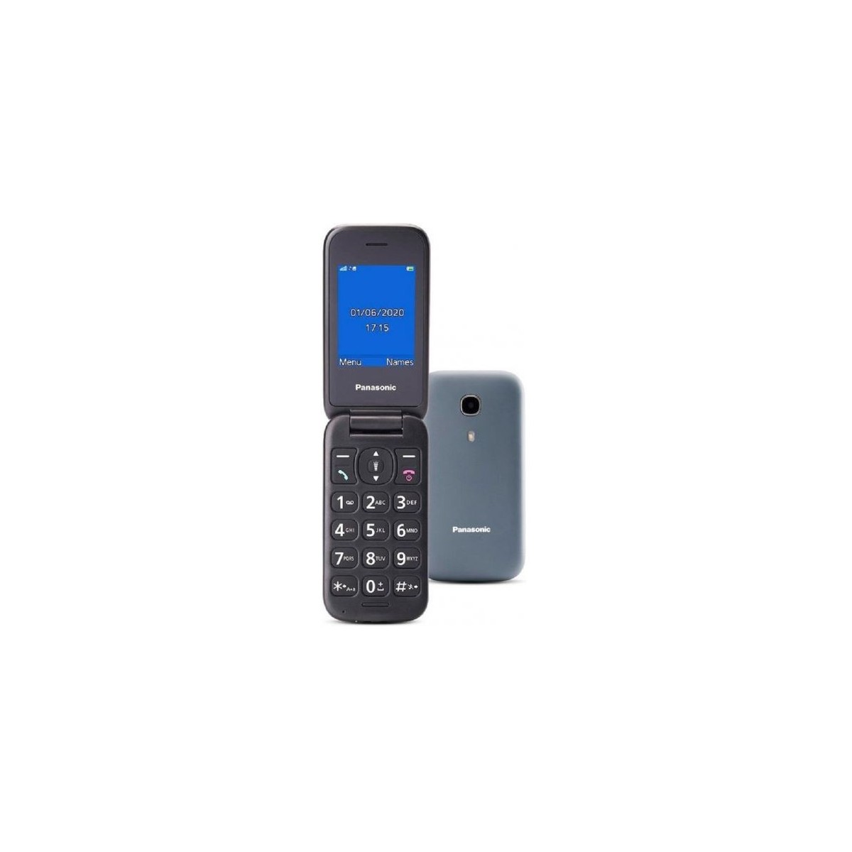 TELEFONO 2.4\' CONCHA KX-TU400EXG GRIS