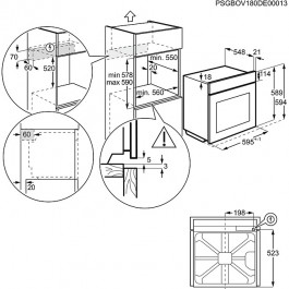 HORNO INOX ANTIHUELLAS Zanussi ZOPKX6X2 de 60cm