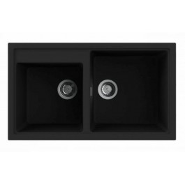 Fregadero Nodor 4070 NorGranite de 86x50cm Negro