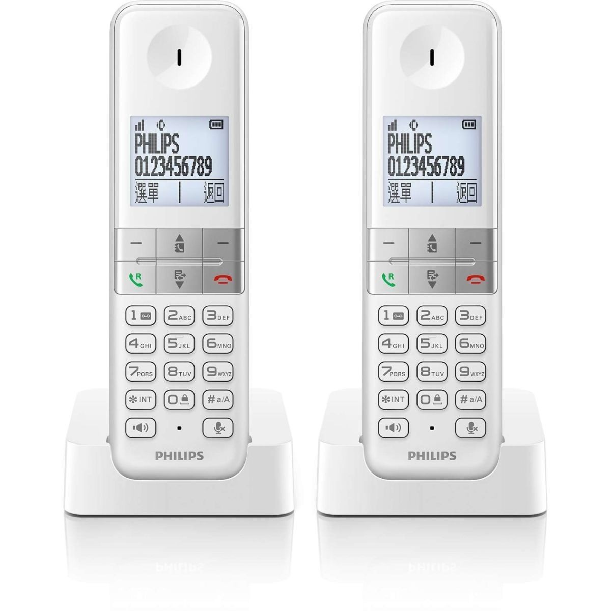 Telefono inalambrico Duo PHILIPS D4502W/23