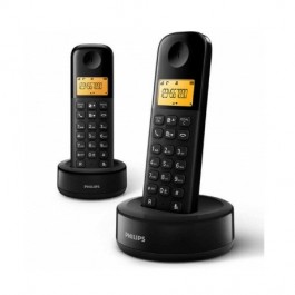 Comprar Teléfono inalambrico Duo PHILIPS D1302B/23 Oferta Outlet