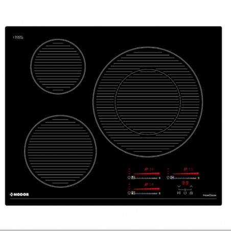 Placa de Induccion Nodor 4119 NorCook de 60cm 3 zonas