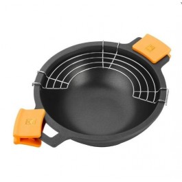 Sarten Wok Bra EFFICIENT A272032, 32 CM.