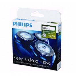 Comprar CUCHILLAS PHILIPS HQ55/40-56/50 SERIE 6000 PACK 3 Oferta Outlet