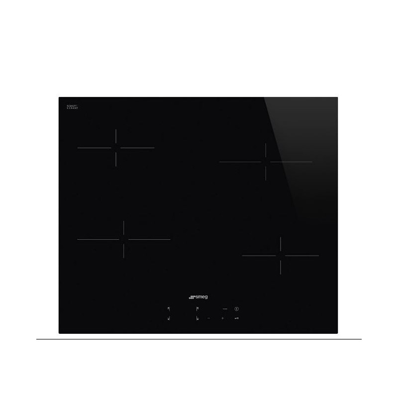 Placa Vitrocerámica SMEG SE264TD de 60cm Negro