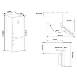 Frigorifico Combi Hisense RB390N4BW2 de 186cm No Frost