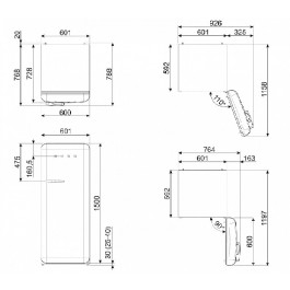 Frigorifico 1puerta Smeg FAB28RWH5