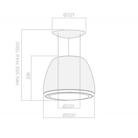 Campana ELICA PRF0098360 EDITH CLASSIC/F/50