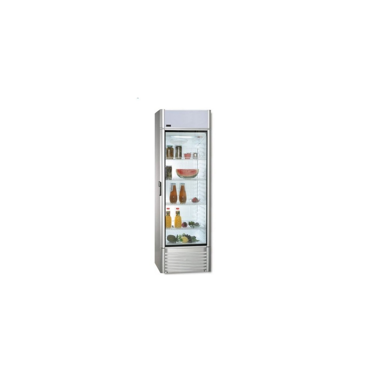 FRIGORIFICO UNA PUERTA ROMMER XLS-350 T NOFROST A ALTO 199 CM ANCHO 60 CM INOX