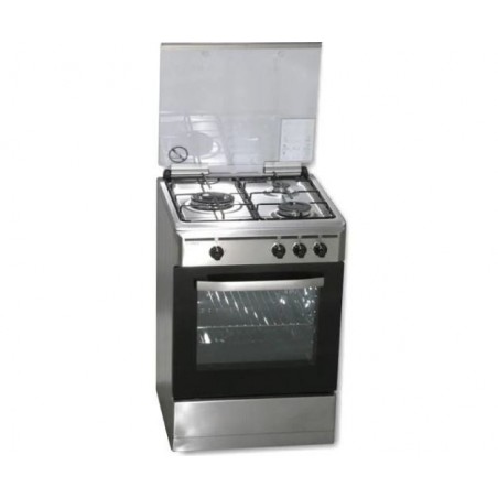 COCINA DE GAS ROMMER VCH-356 X FG INOX BUT 3 ZONAS COCCION INOX GB