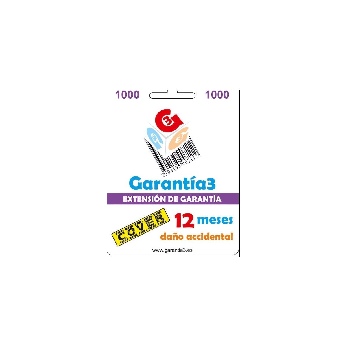 Garantia COVER WEBSHOP GARANTIA3, 1000e
