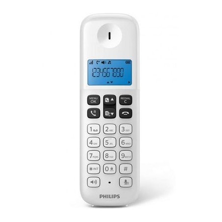 Teléfono Inalámbrico Philips D1611W Blanco