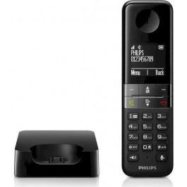 Teléfono Sobremesa Philips D4701B/34 Negro