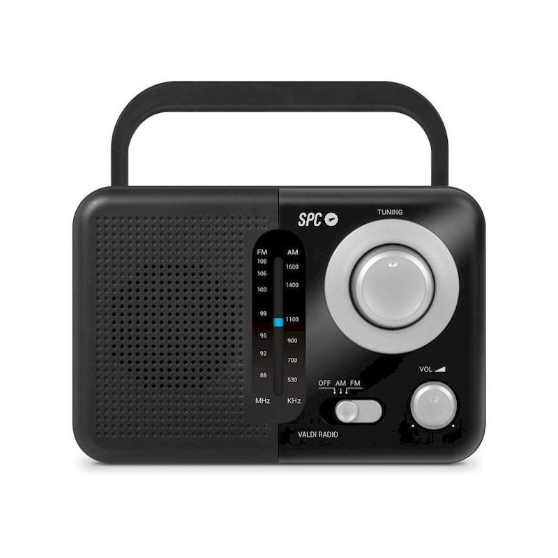 Radio Spc Valdi Portatil Negra