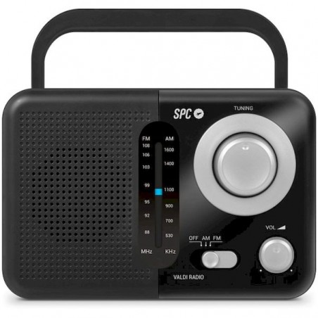 Radio Spc Valdi Portatil Negra