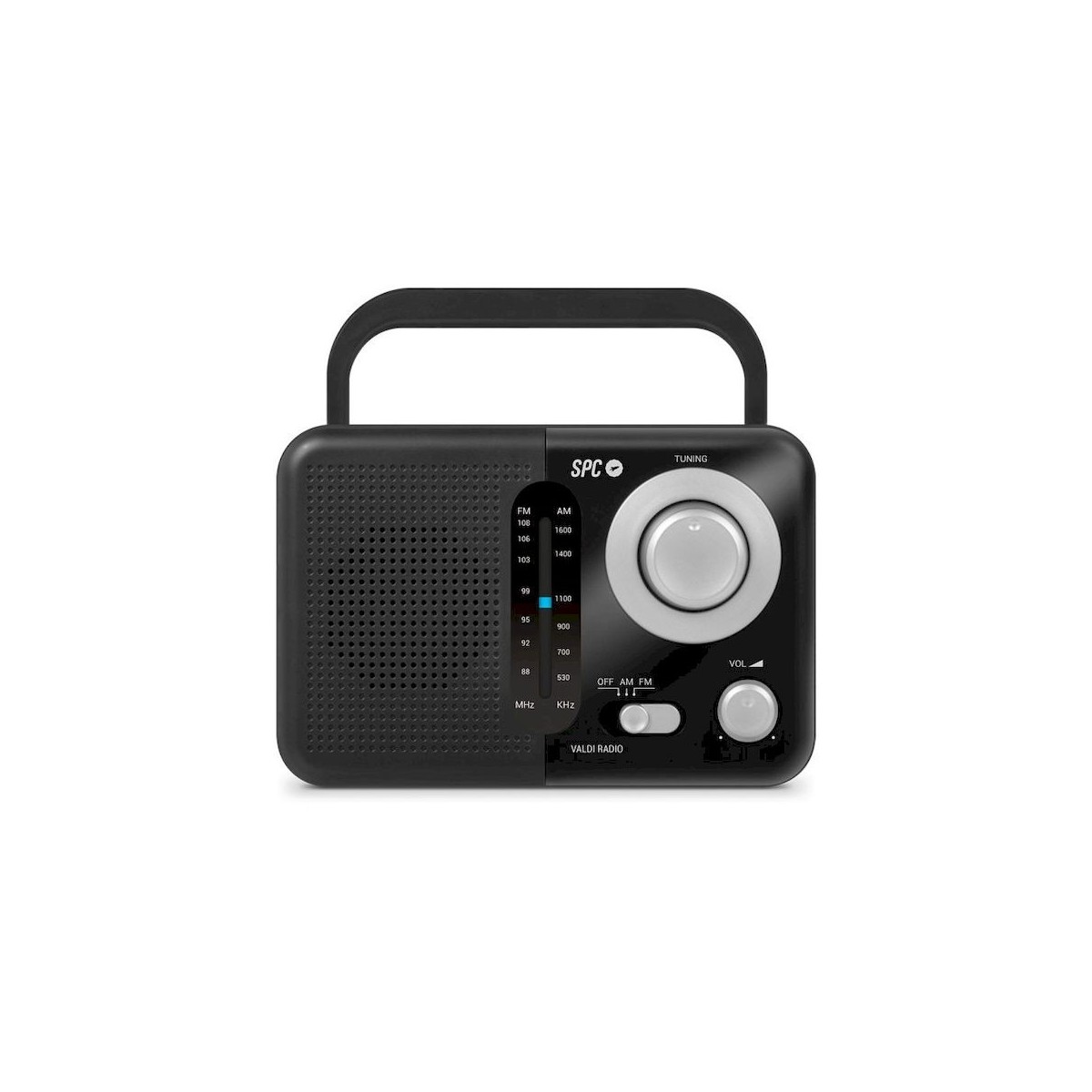 Radio Spc Valdi Portatil Negra