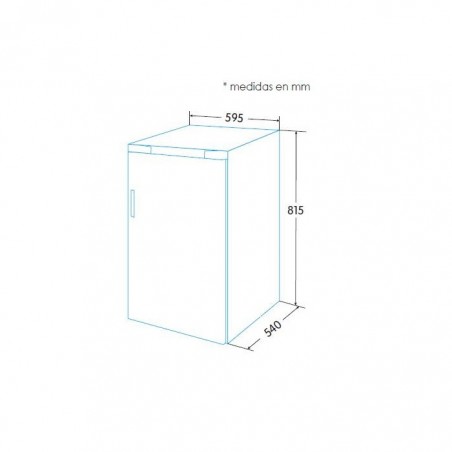 Congelador integrable Edesa EZS0511IA 81.5cm F