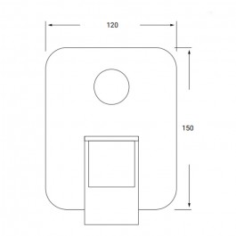 Grifo baño Nova EMP03 130 x 180 mm