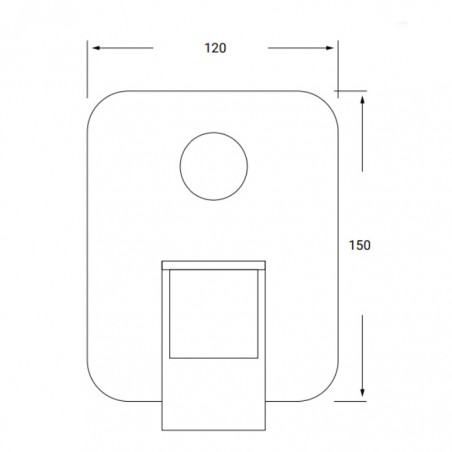 Grifo baño Nova EMP03 130 x 180 mm