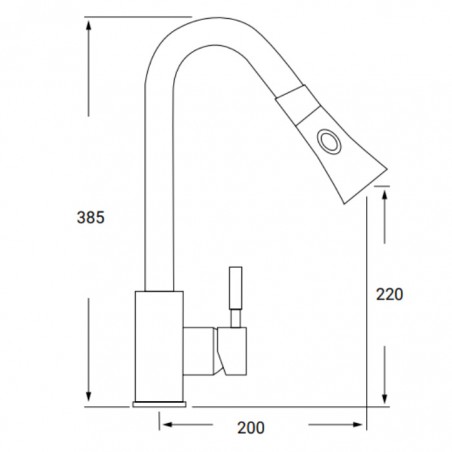 Grifo cocina Nova FR04