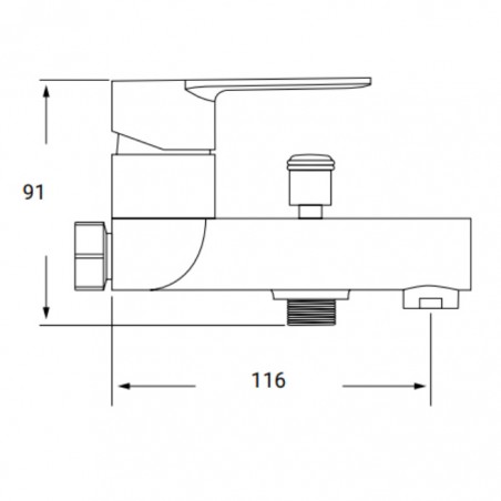 Grifo baño Nova OT03