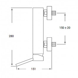 Grifo baño Nova IR04